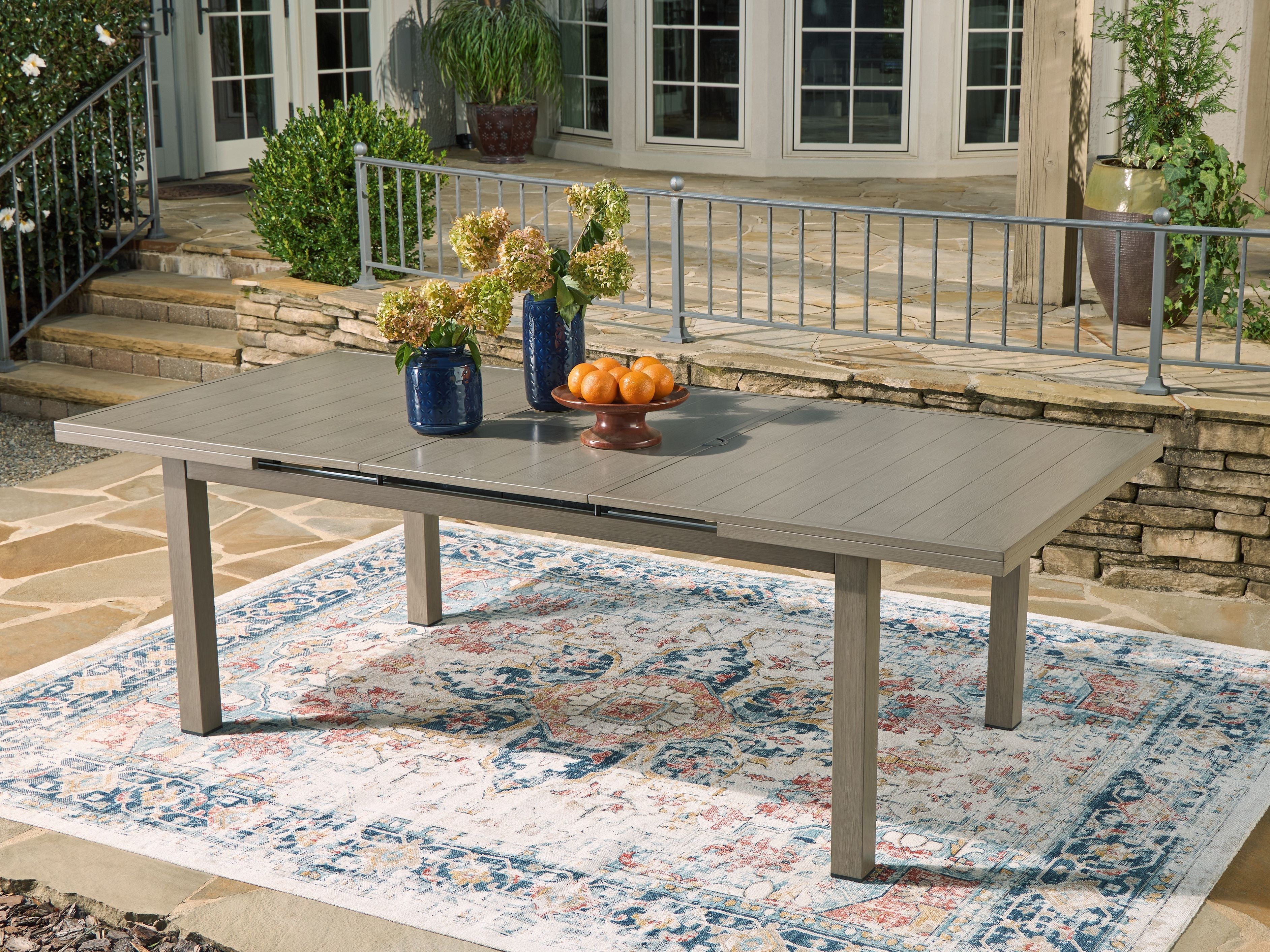 Beach Front - RECT Dining Room EXT Table - Beige - Image 2