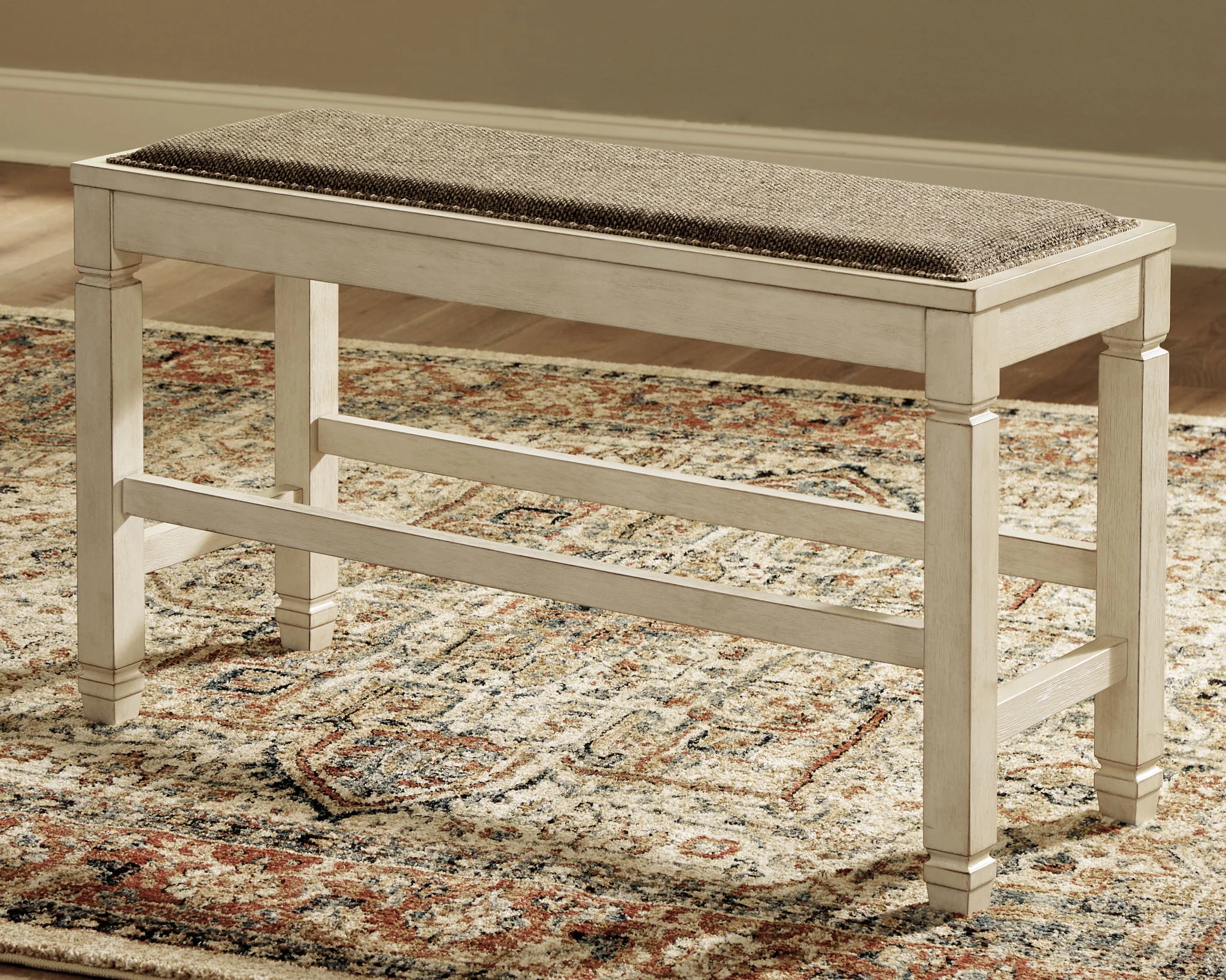 Bolanburg - DBL Counter UPH Bench  - Beige - Image 4