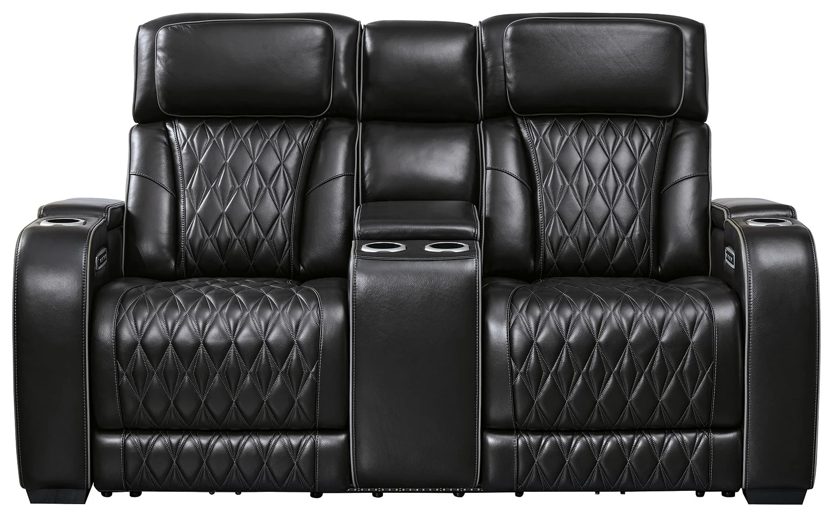 Boyington - Power Reclining Loveseat With Console/Adj Hdrst - Image 2