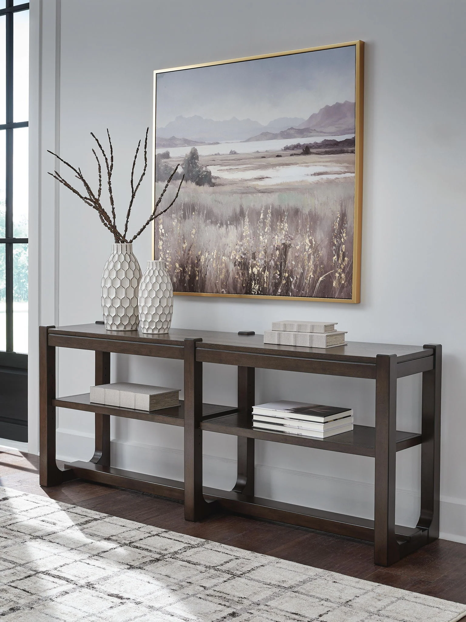 Breckington - Sofa Table - Dark Brown - Image 2