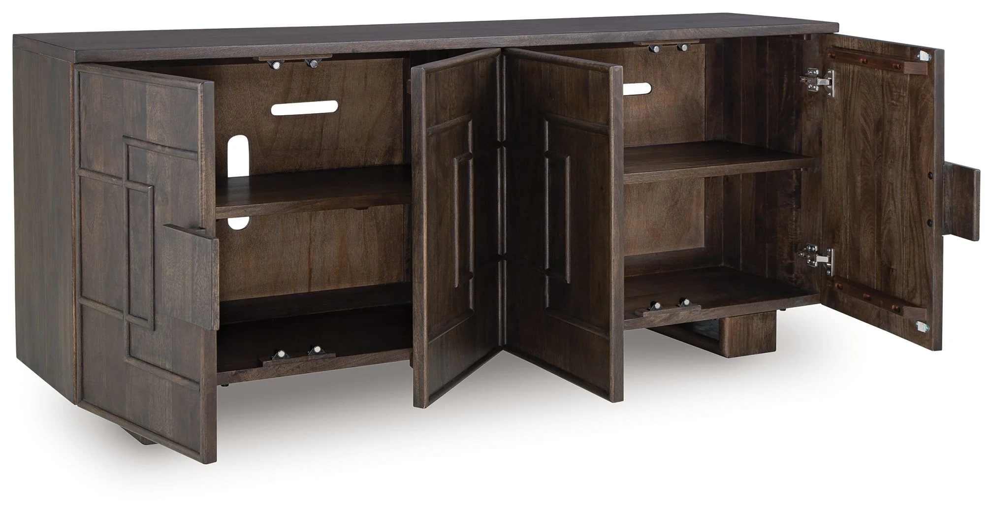 Cato - Accent Cabinet - Dark Brown - Image 4