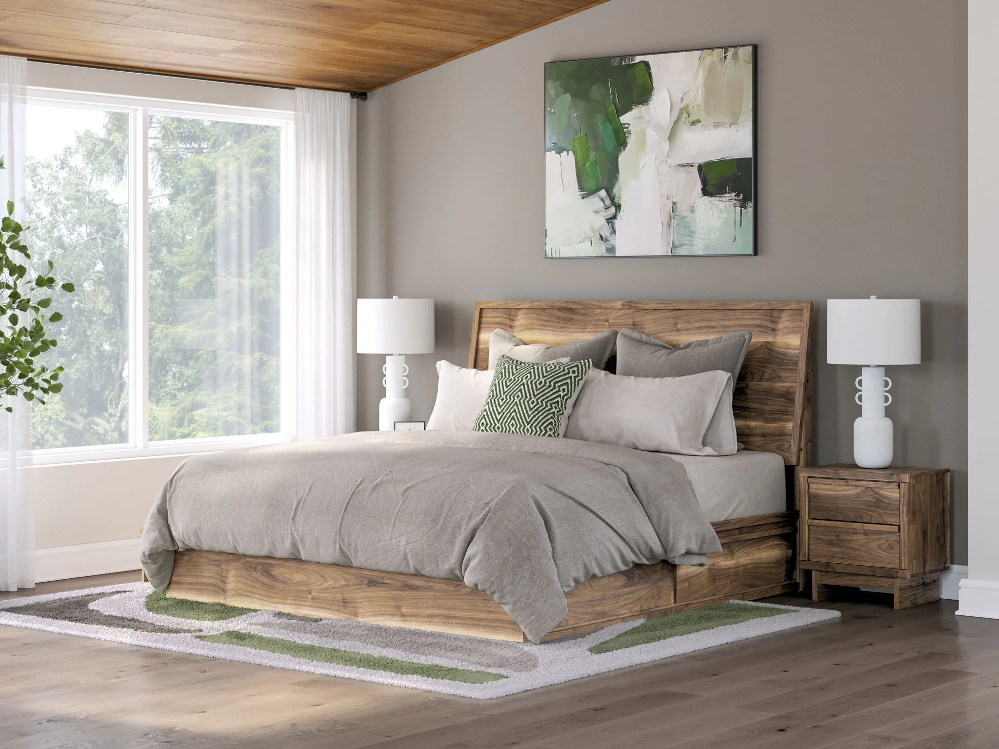 Chirason - Panel Bed With Storage - Image 4