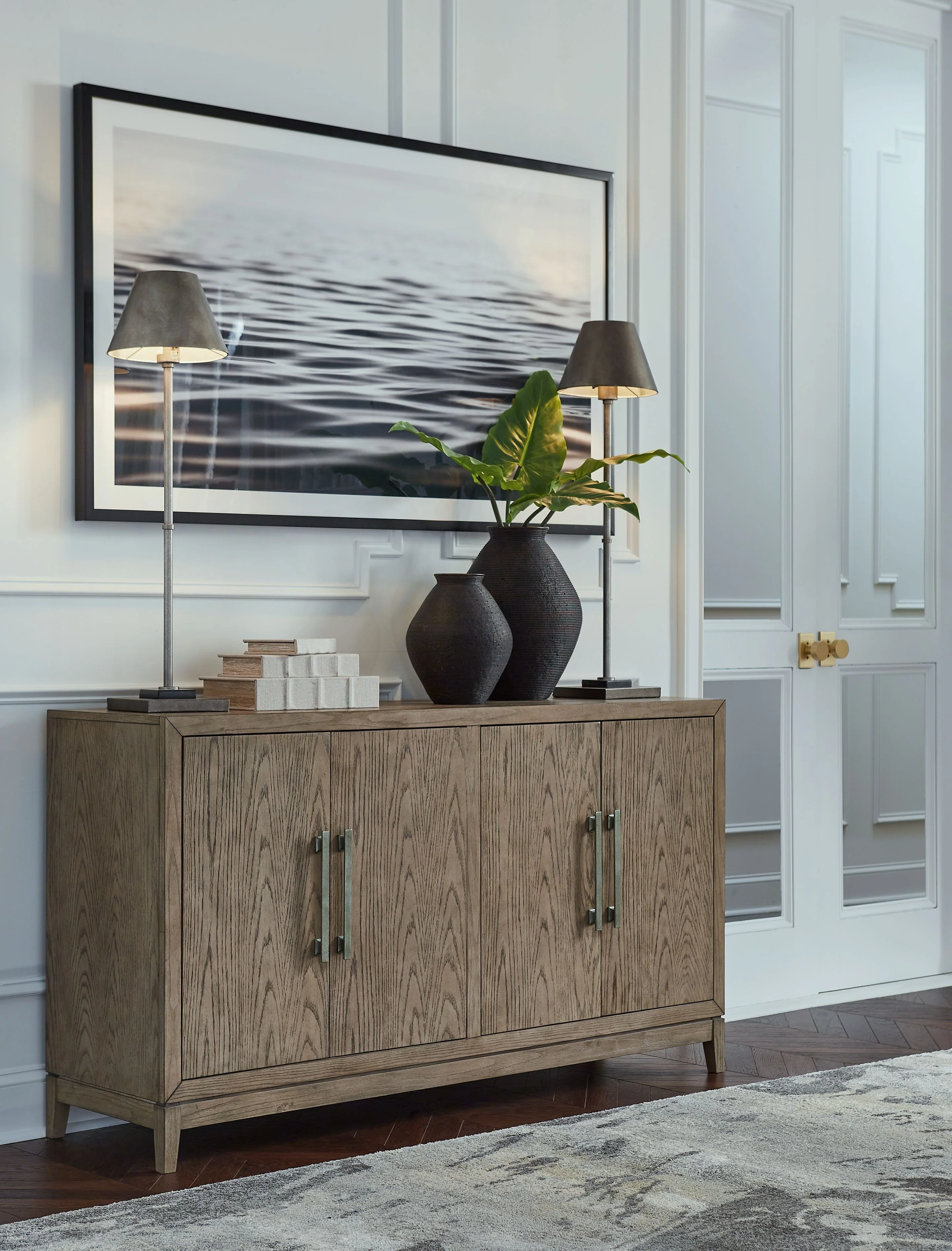 Chrestner - Dining Room Server - Gray - Image 3