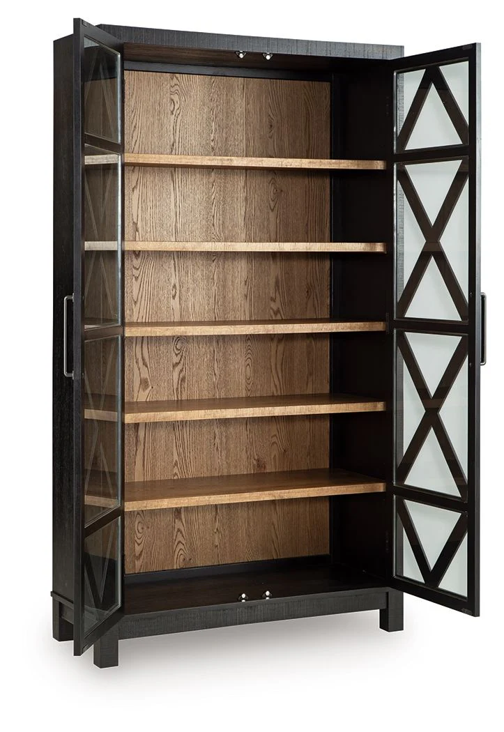 Christop - Accent Cabinet - Black / Brown - Image 4