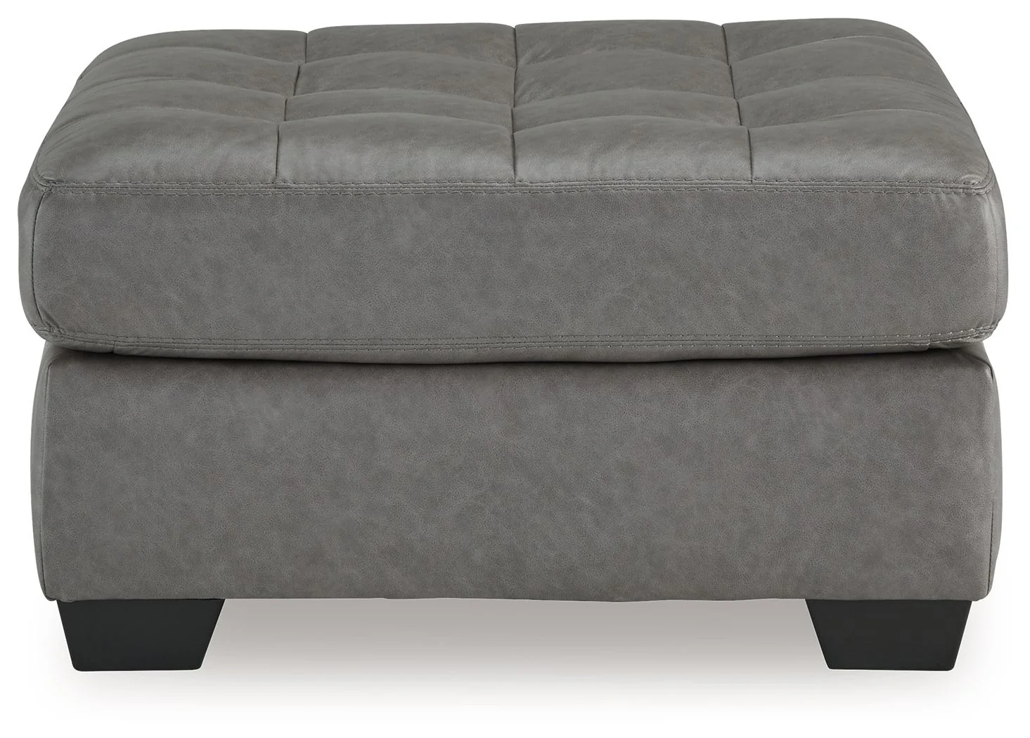 Clairette Court - Oversized Accent Ottoman - Alloy - Image 3
