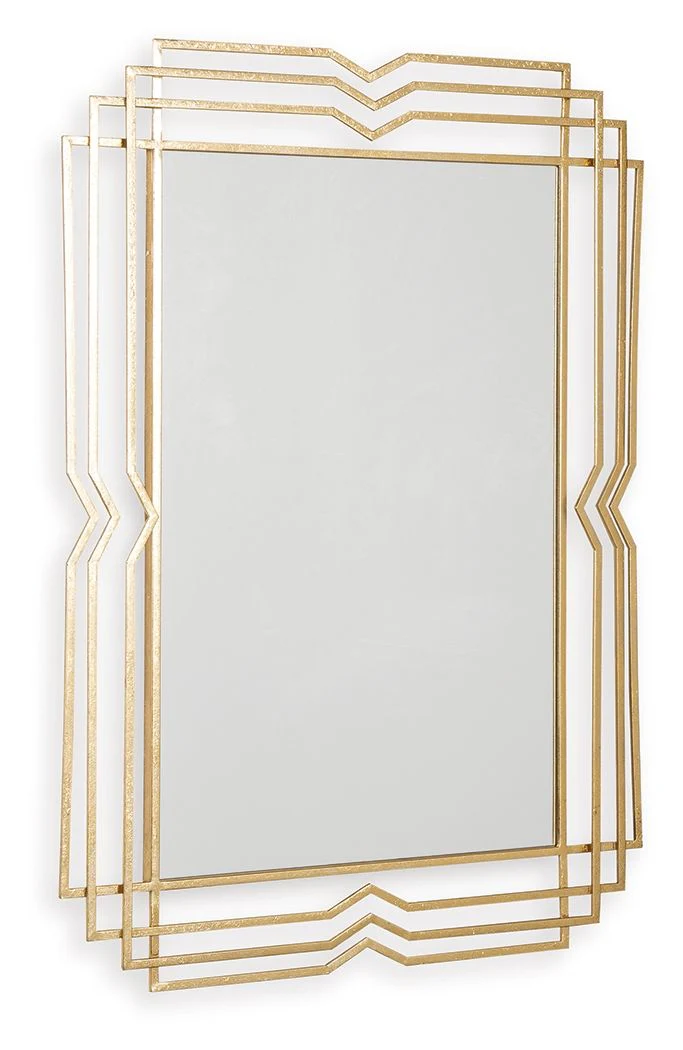 Claybrook - Accent Mirror - Gold Finish - Image 2