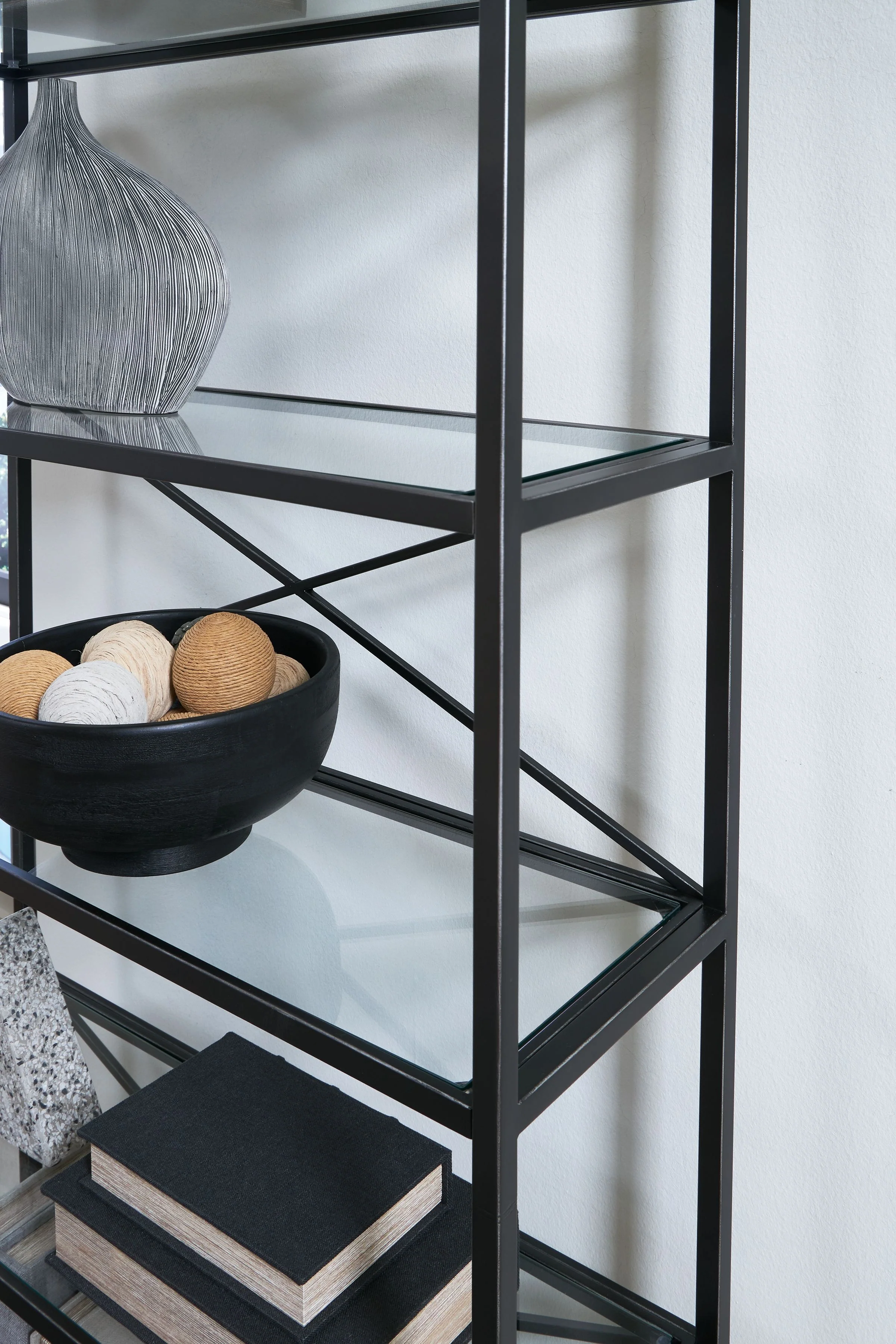Dakerwell - Bookcase - Antique Black - Image 4