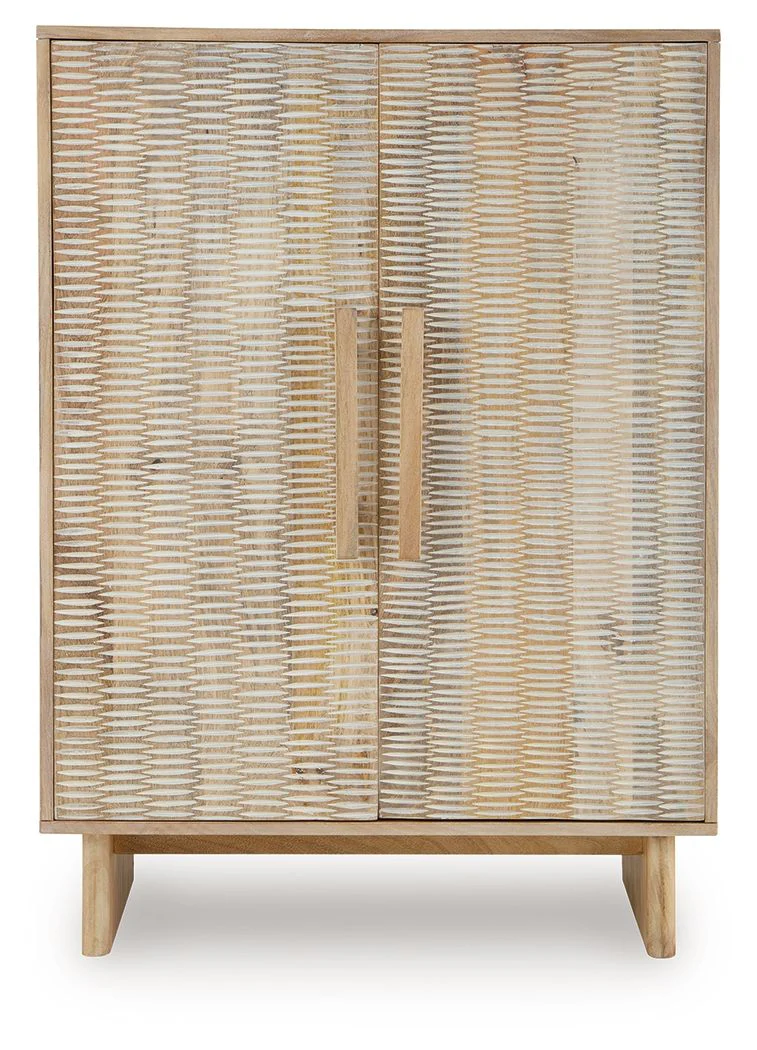 Dallinbury - Accent Cabinet - Natural / White Wash - Image 2