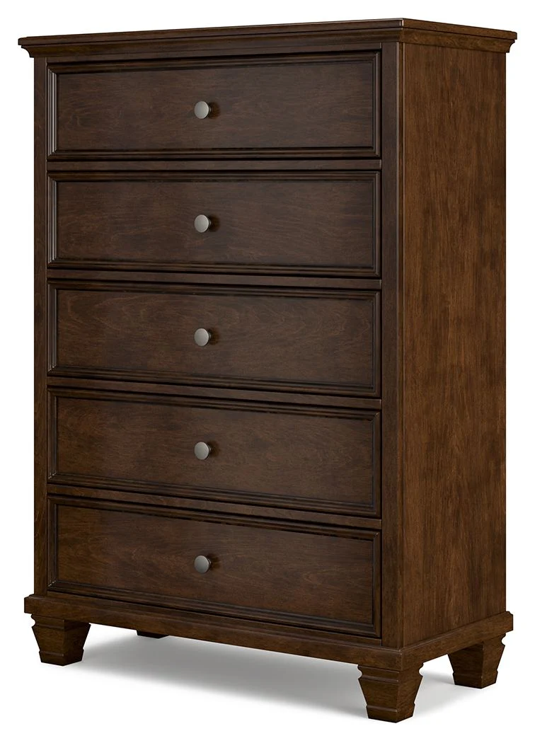 Danabrin - Five Drawer Chest - Brown - Image 2