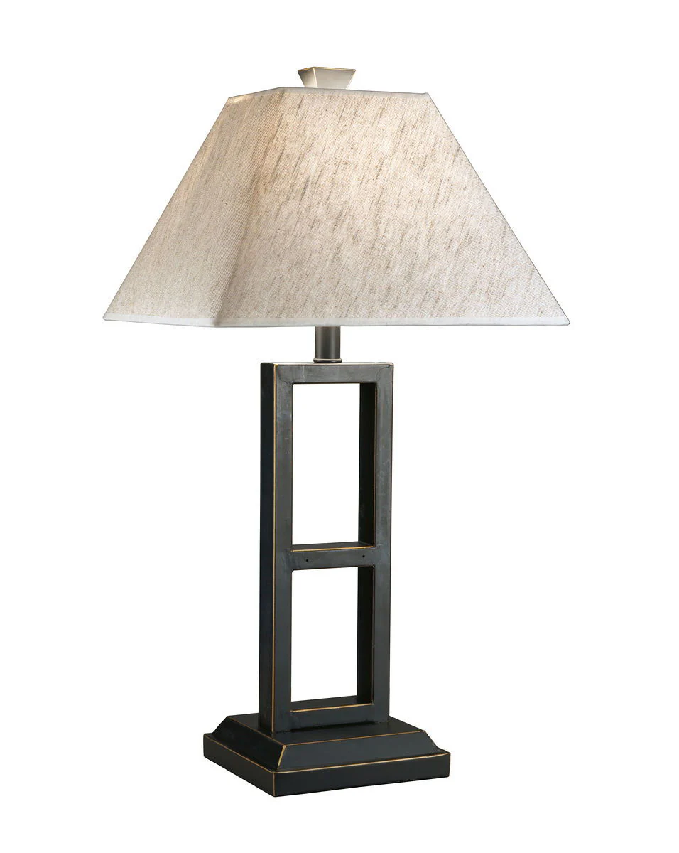 Deidra - Black - Metal Table Lamp (2/CN)