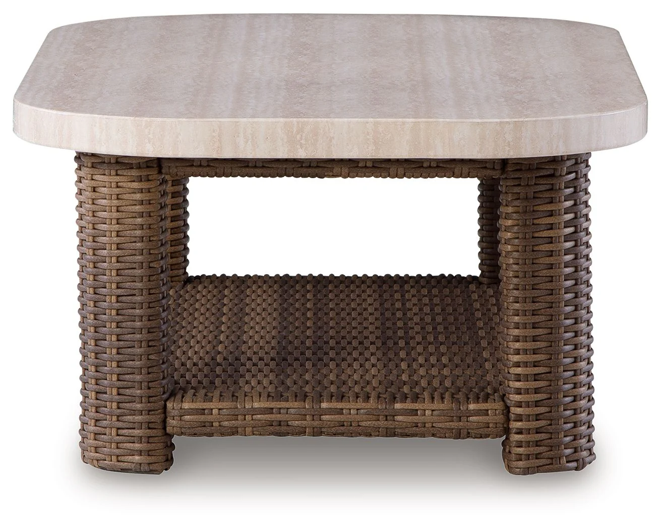 Dolan Creek - Rectangular Cocktail Table - Beige / Brown - Image 3