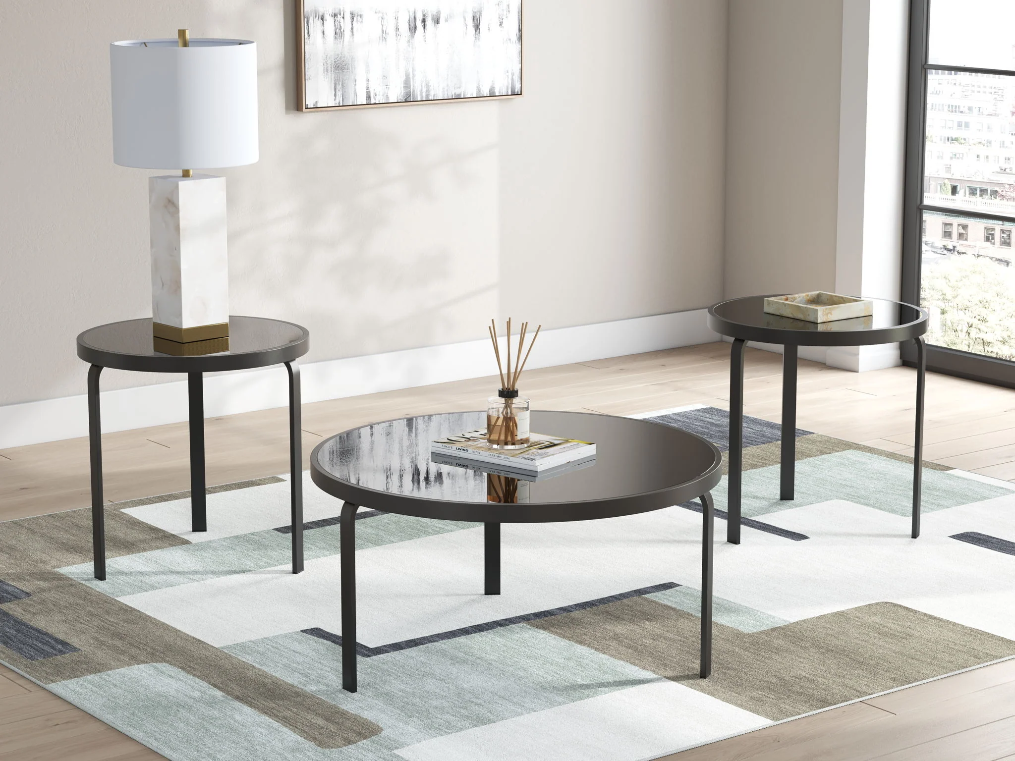 Dorylin - Occasional Table Set (Set of 3) - Black - Image 3
