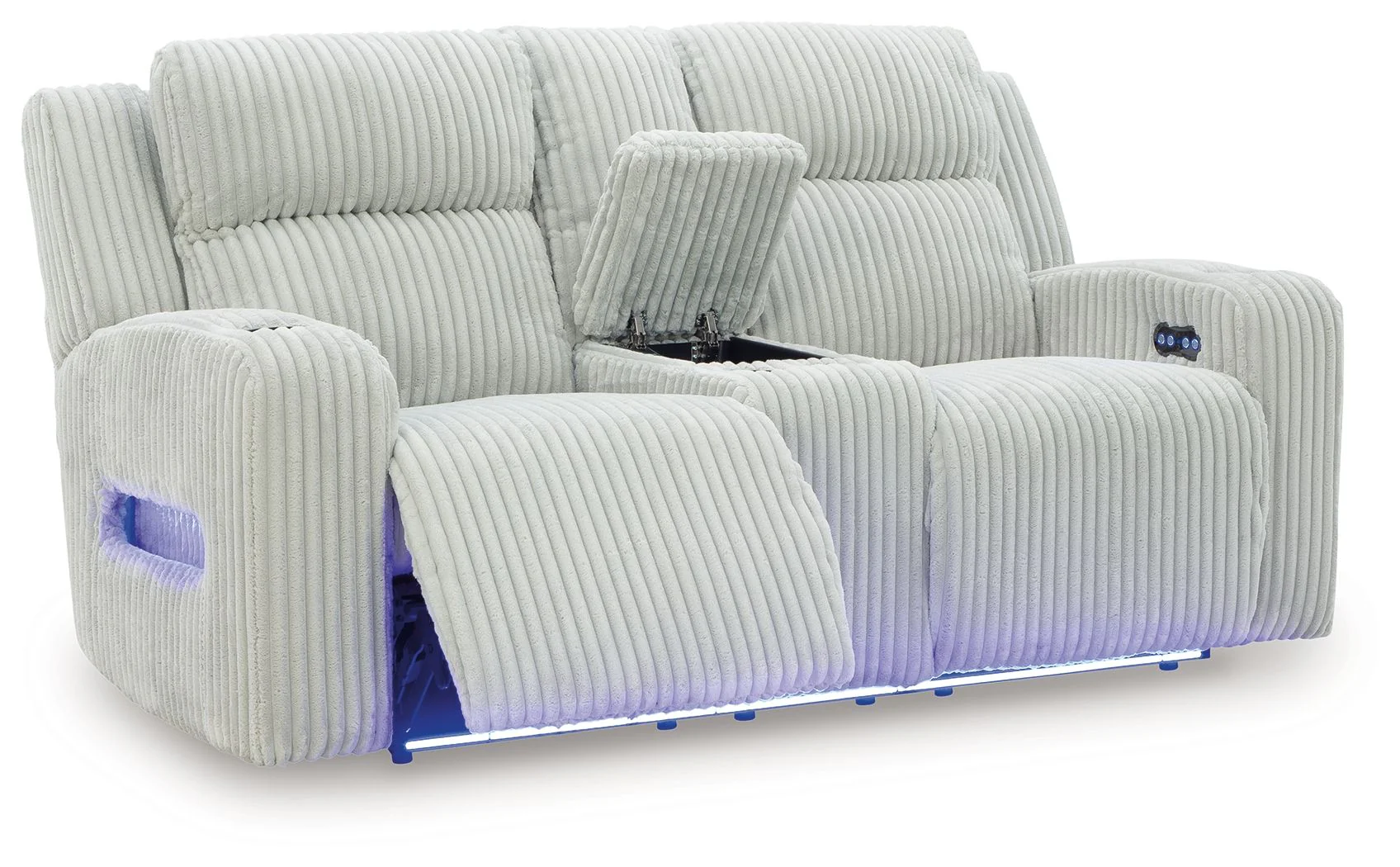 Forest Lake - Power Reclining Loveseat With Console / Adj Headrest - Image 5