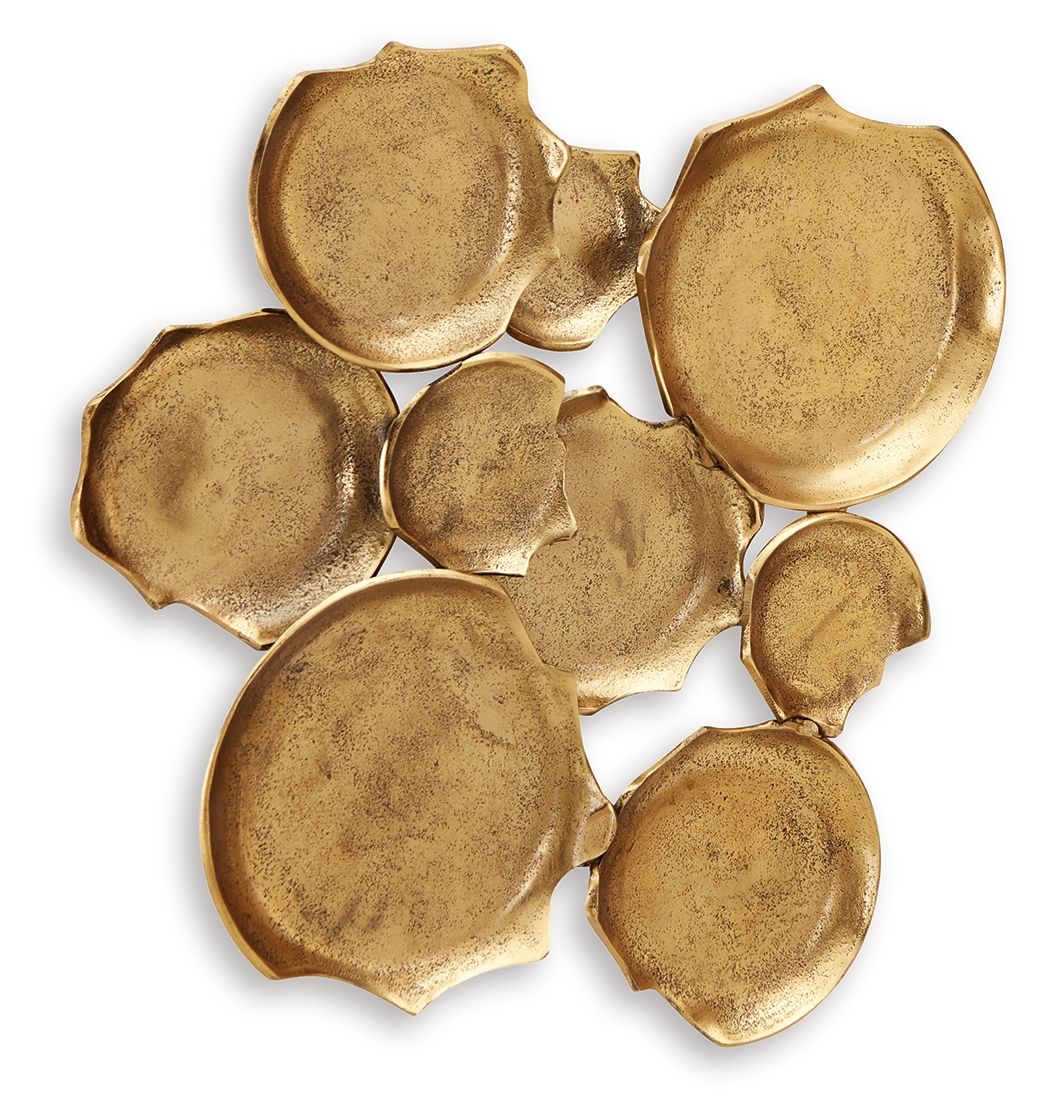 Gageton - Wall Decor - Antique Gold Finish - Image 3
