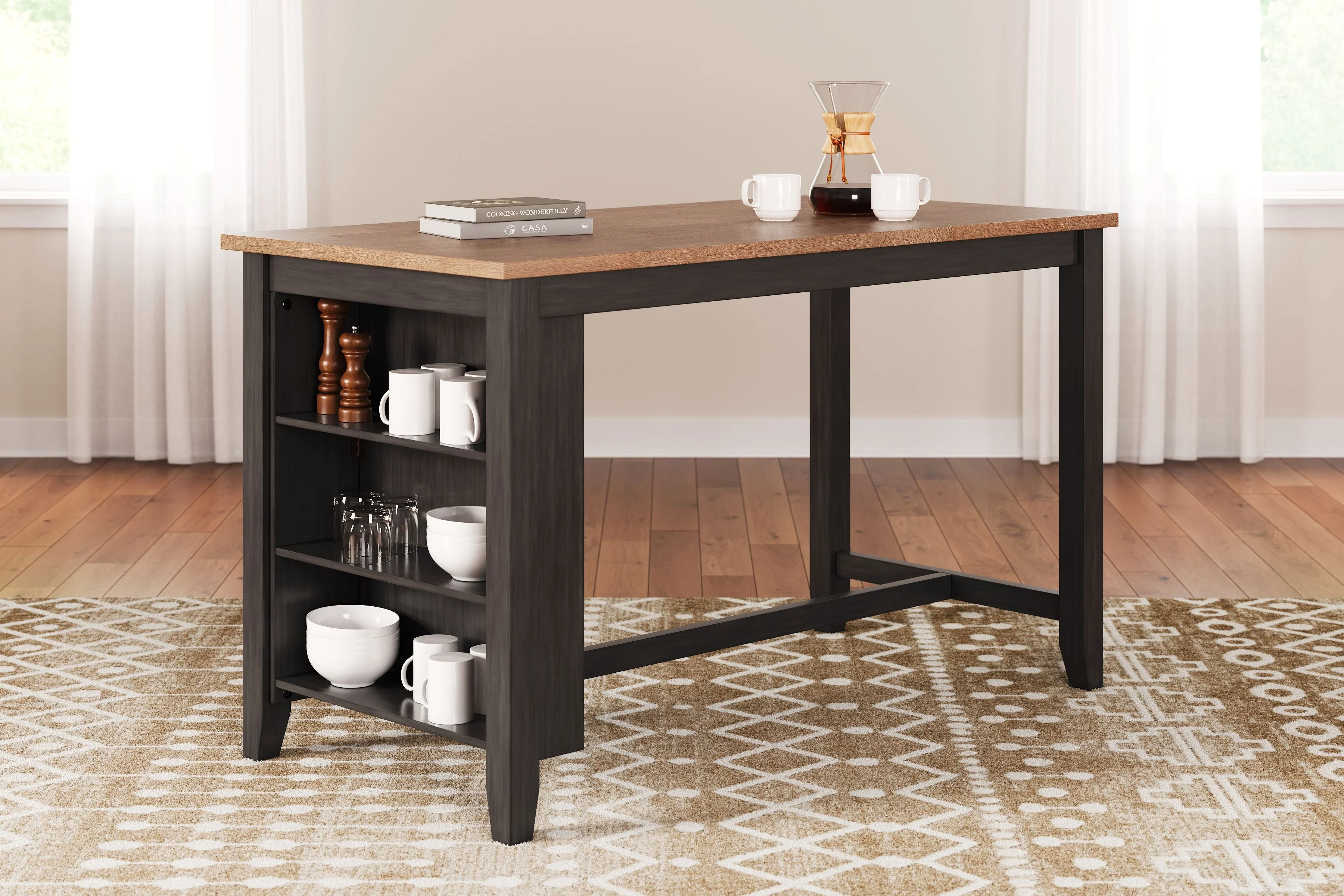 Gesthaven - Rectangular Dining Room Counter Table - Image 6