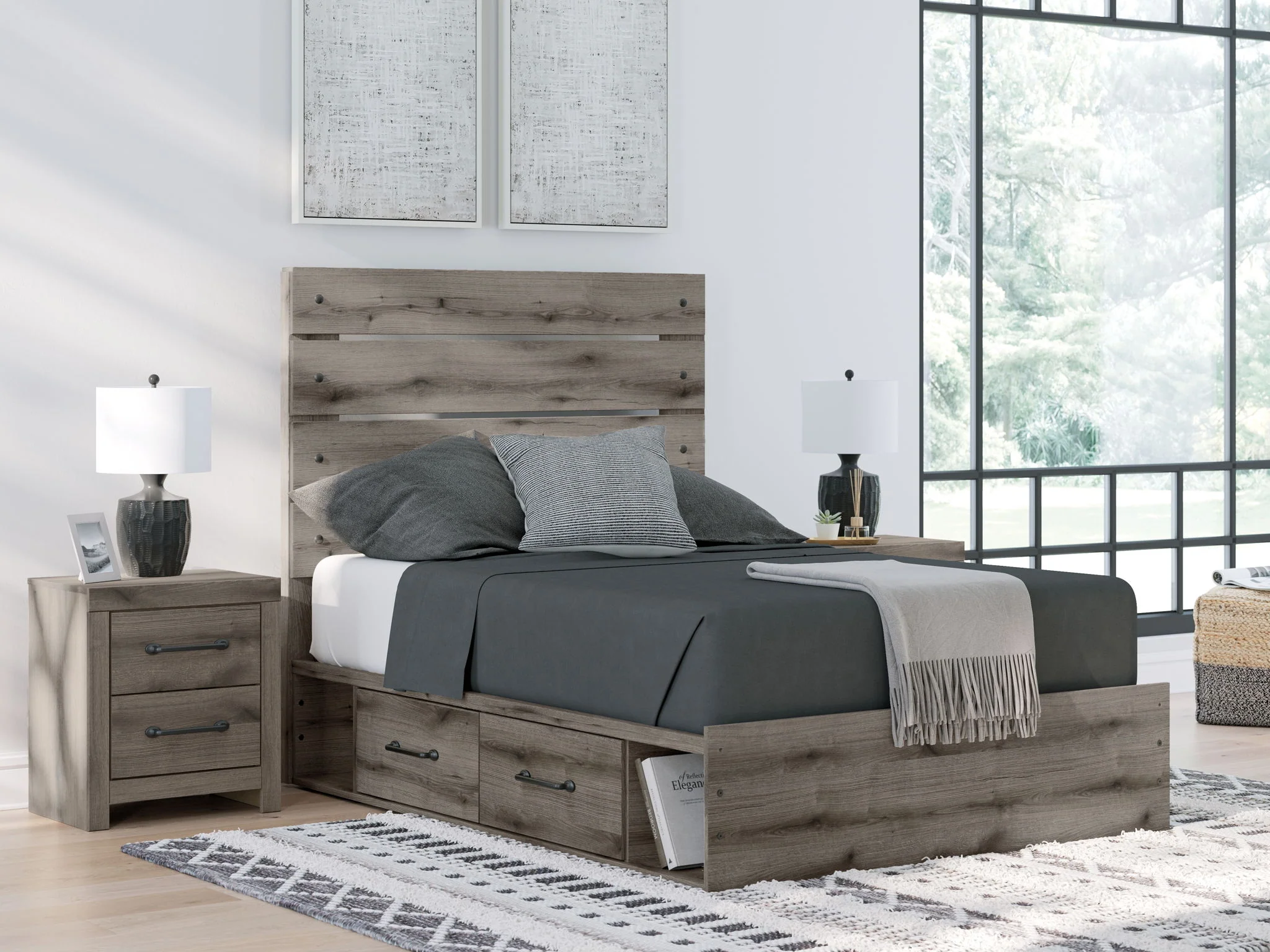 Graystorm - Panel Storage Bed - Image 2