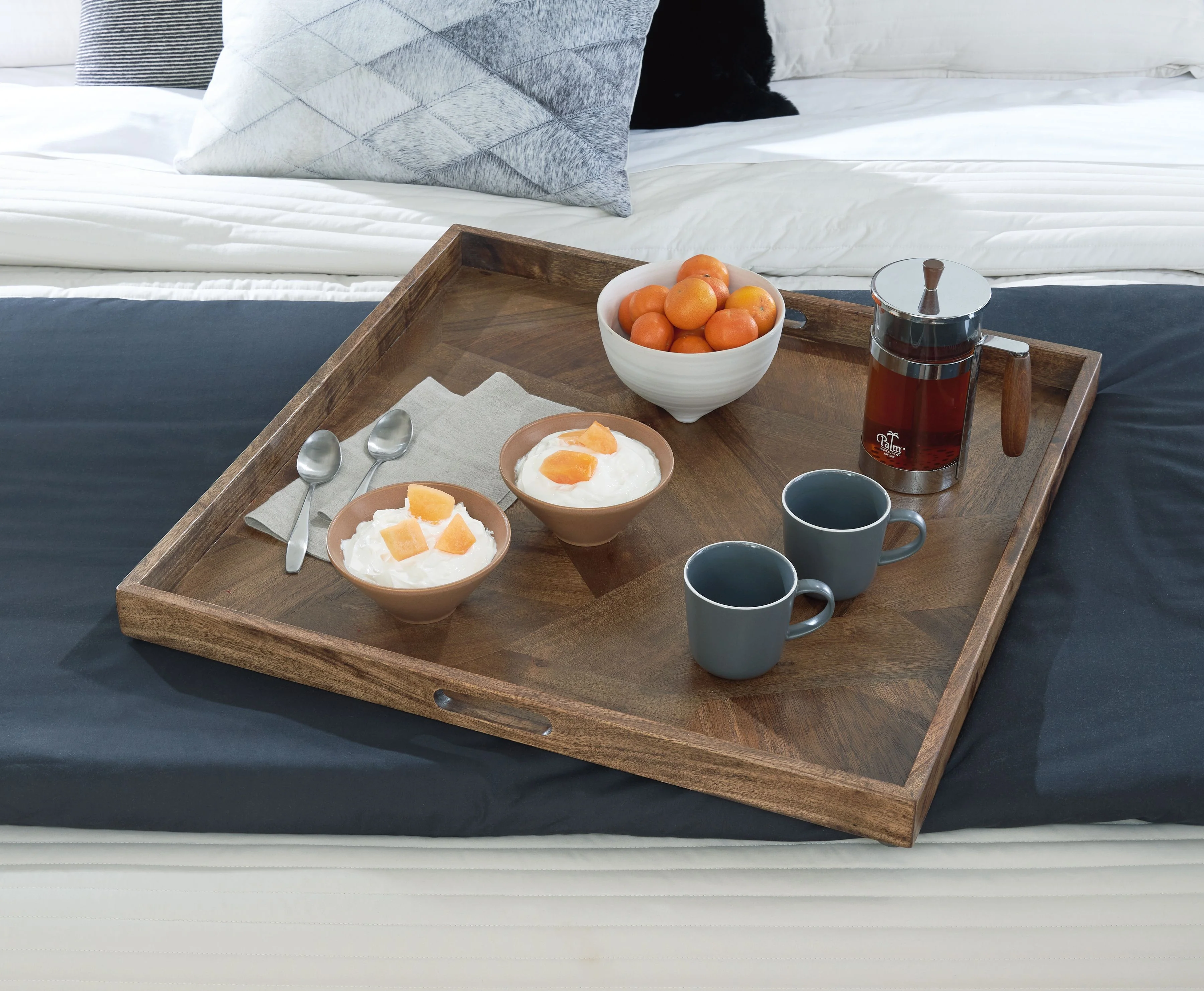 Heddford - Tray - Brown - Image 2