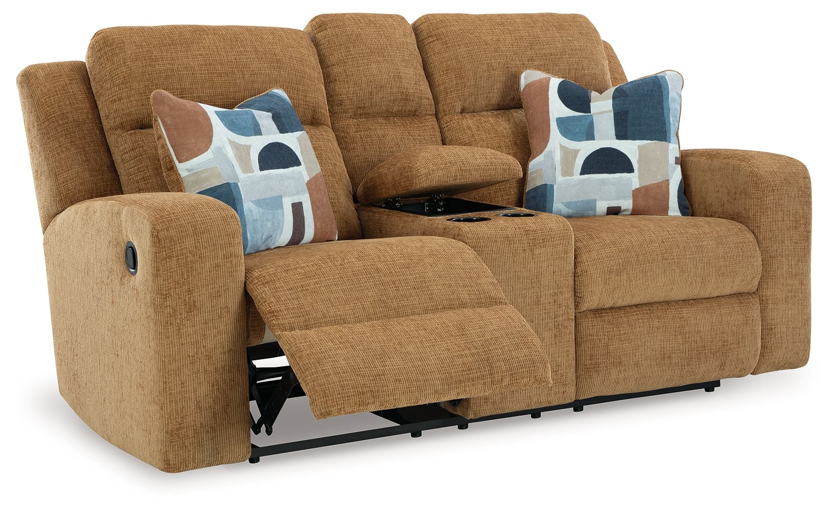 Kanlow - Dbl Reclining Loveseat With Console - Image 2