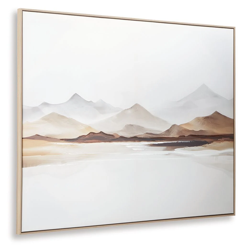 Karalen - Wall Art - White / Gray / Brown - Image 2