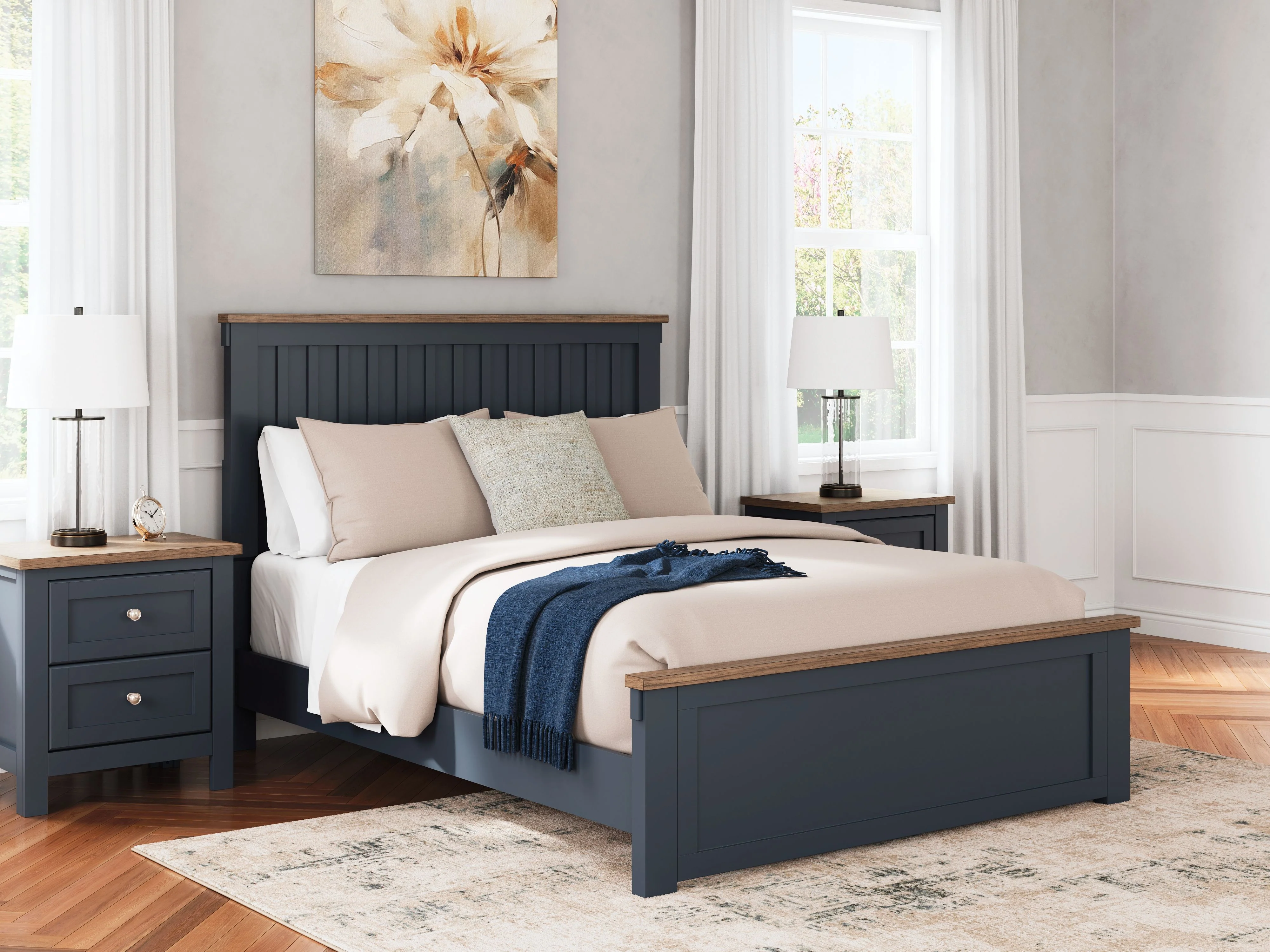 Landocken - Panel Bed - Image 3
