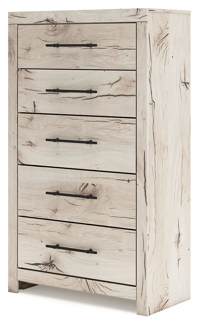 Lawroy - Five Drawer Chest - Light Natural - Image 4