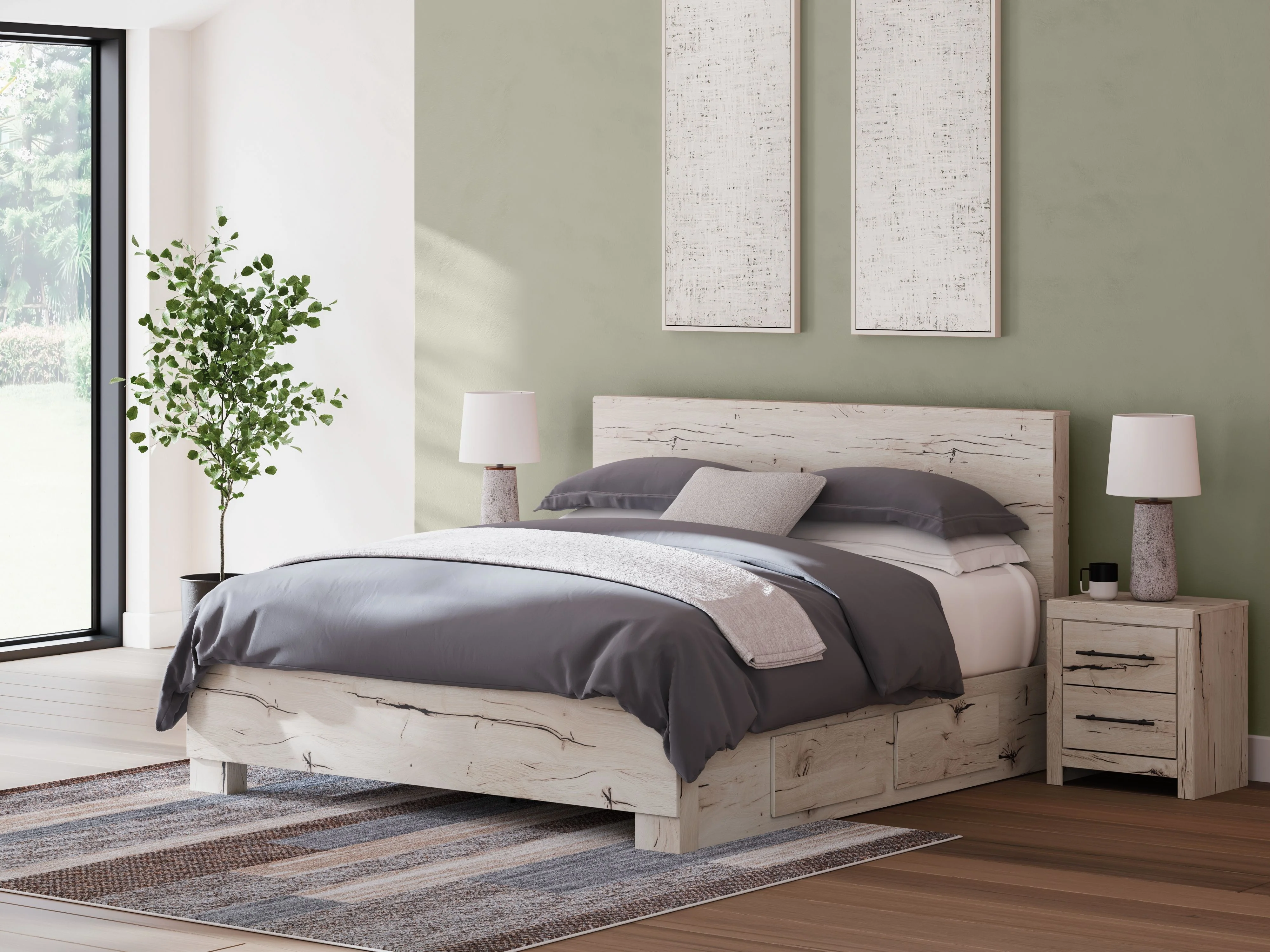 Lawroy - Panel Bed With Storage - Image 2