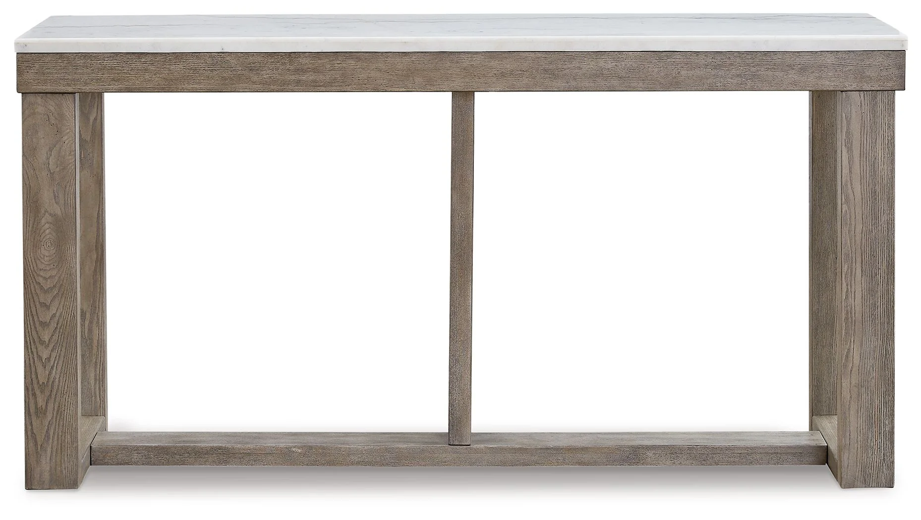 Loyaska - Sofa Table - Brown / Ivory - Image 2