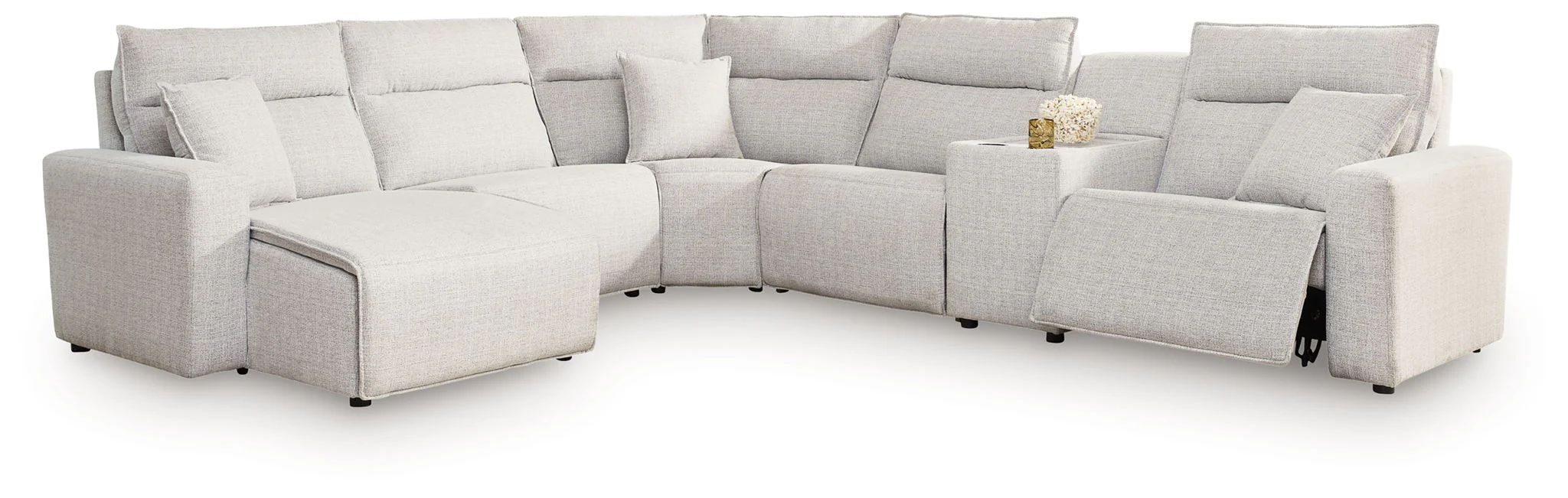 Modmax II - Reclining Sectional - Stone - Image 8