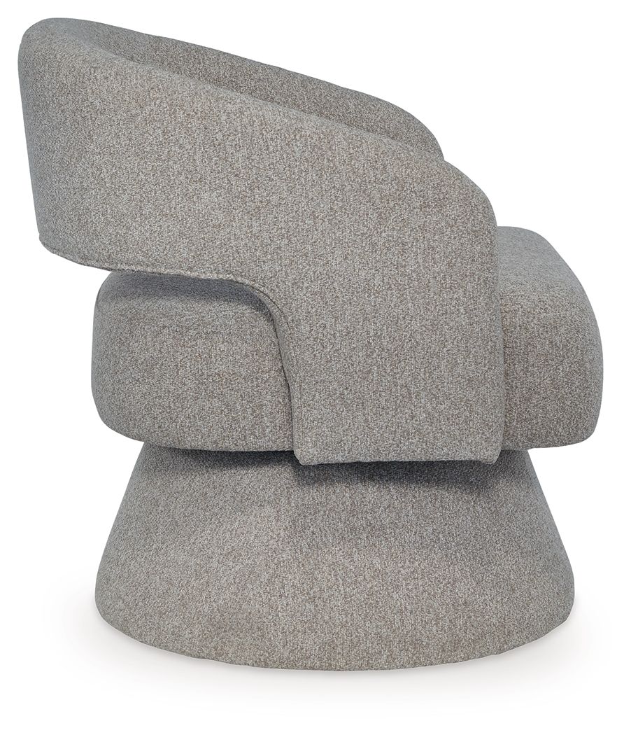 Nashkins - Swivel Accent Chair - Pebble - Image 2