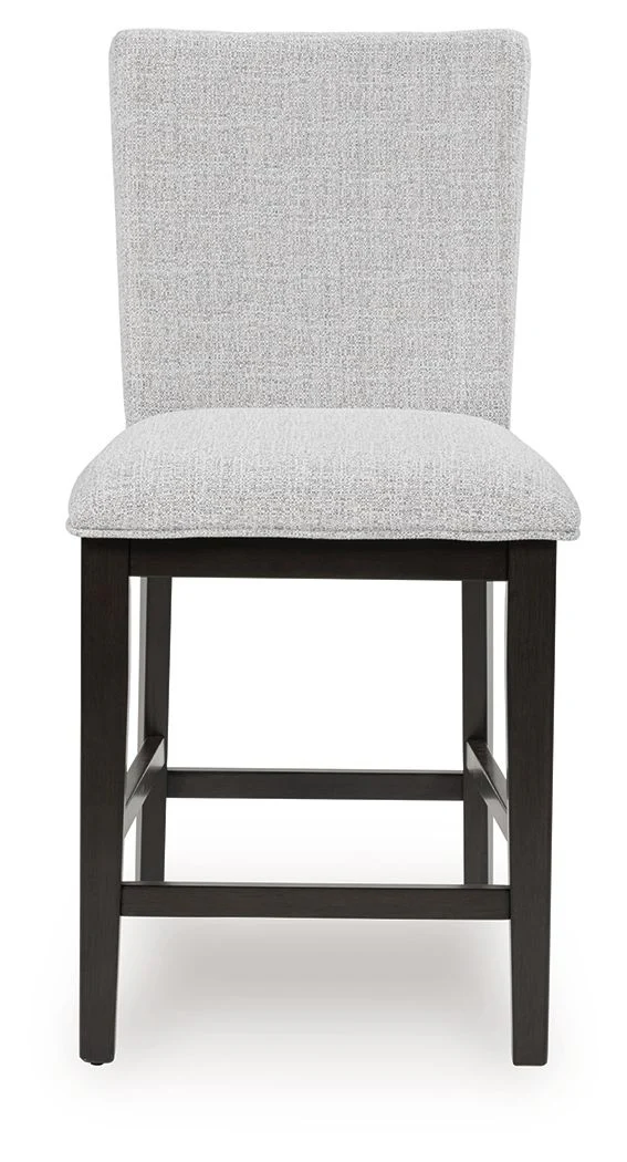 Neymorton - Upholstered Barstool (Set of 2) - Dark Grayish Brown - Image 2
