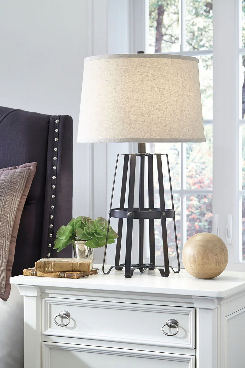 Samiya - Antique Black - Metal Table Lamp (1/CN)