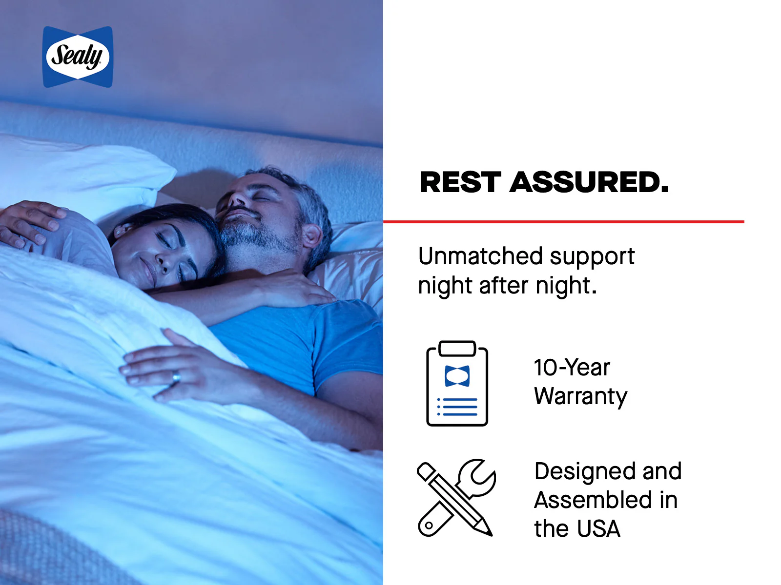 Sealy Posturepedic® Plus Equus Hybrid Medium Mattress - Image 3