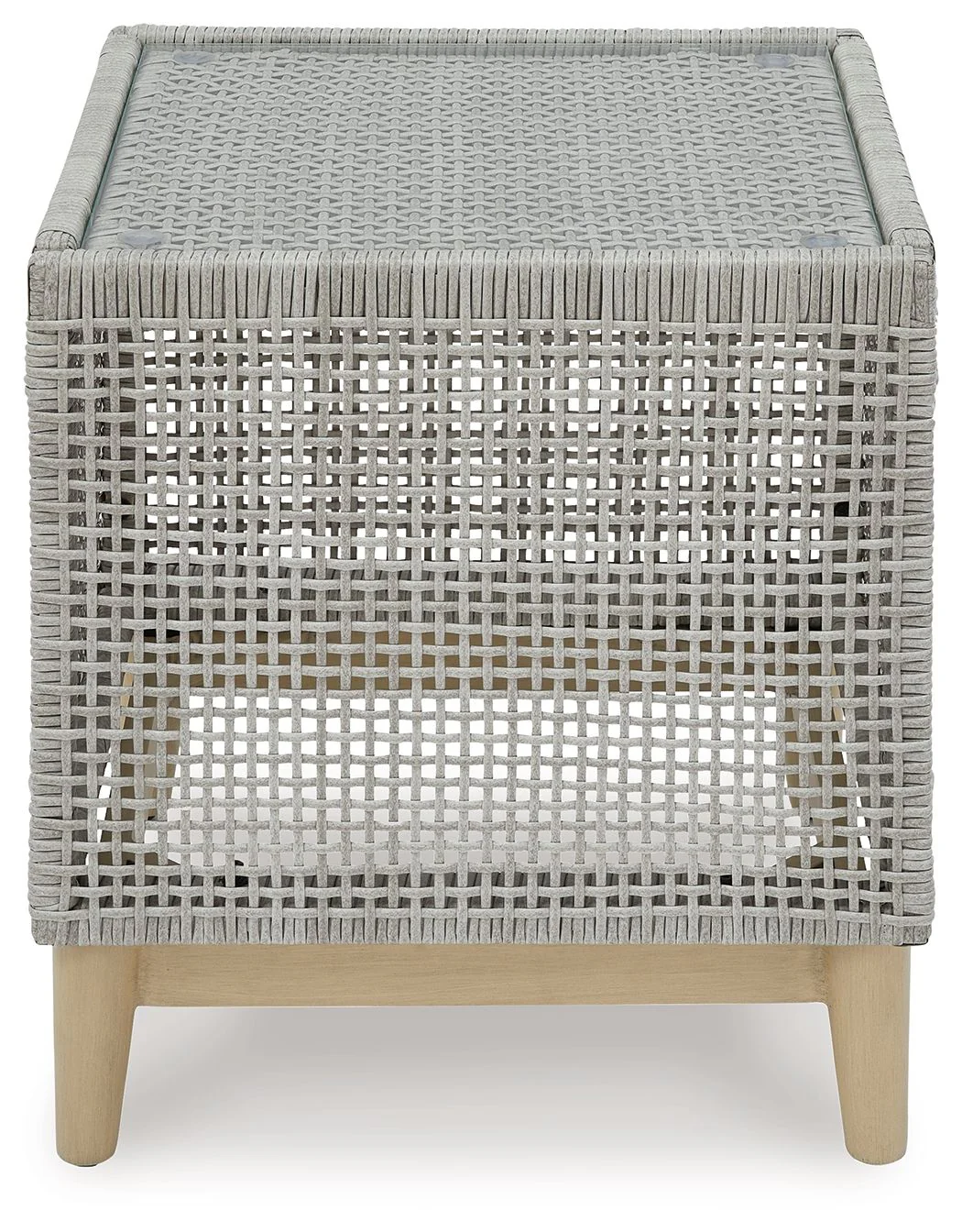 Seton Creek - Square End Table - Gray - Image 3