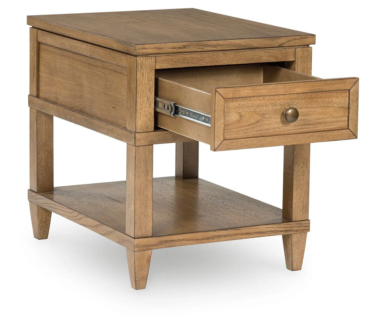 Sharlance - Rectangular End Table - Light Brown - Image 2