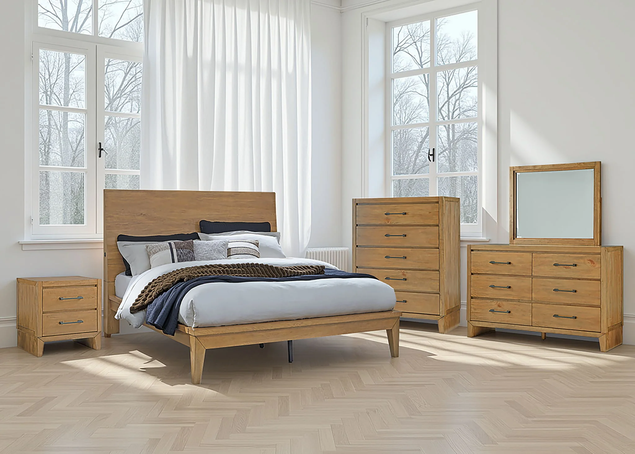 Sherbana - Panel Bed - Image 4