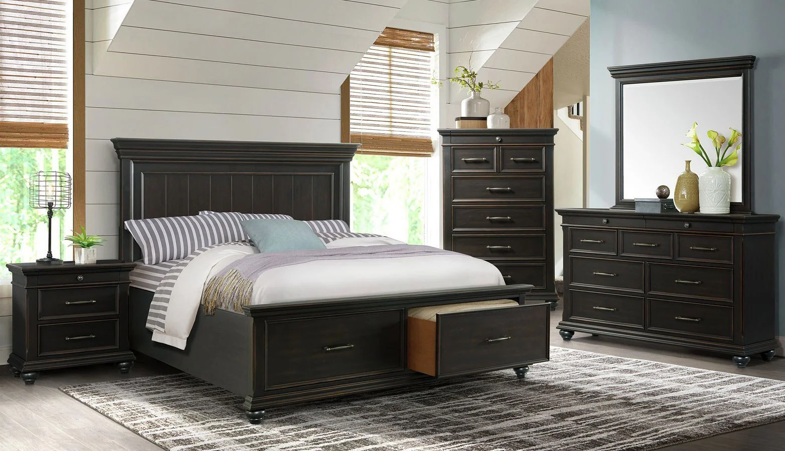 Slater 5Pc Bedroom Set (King)