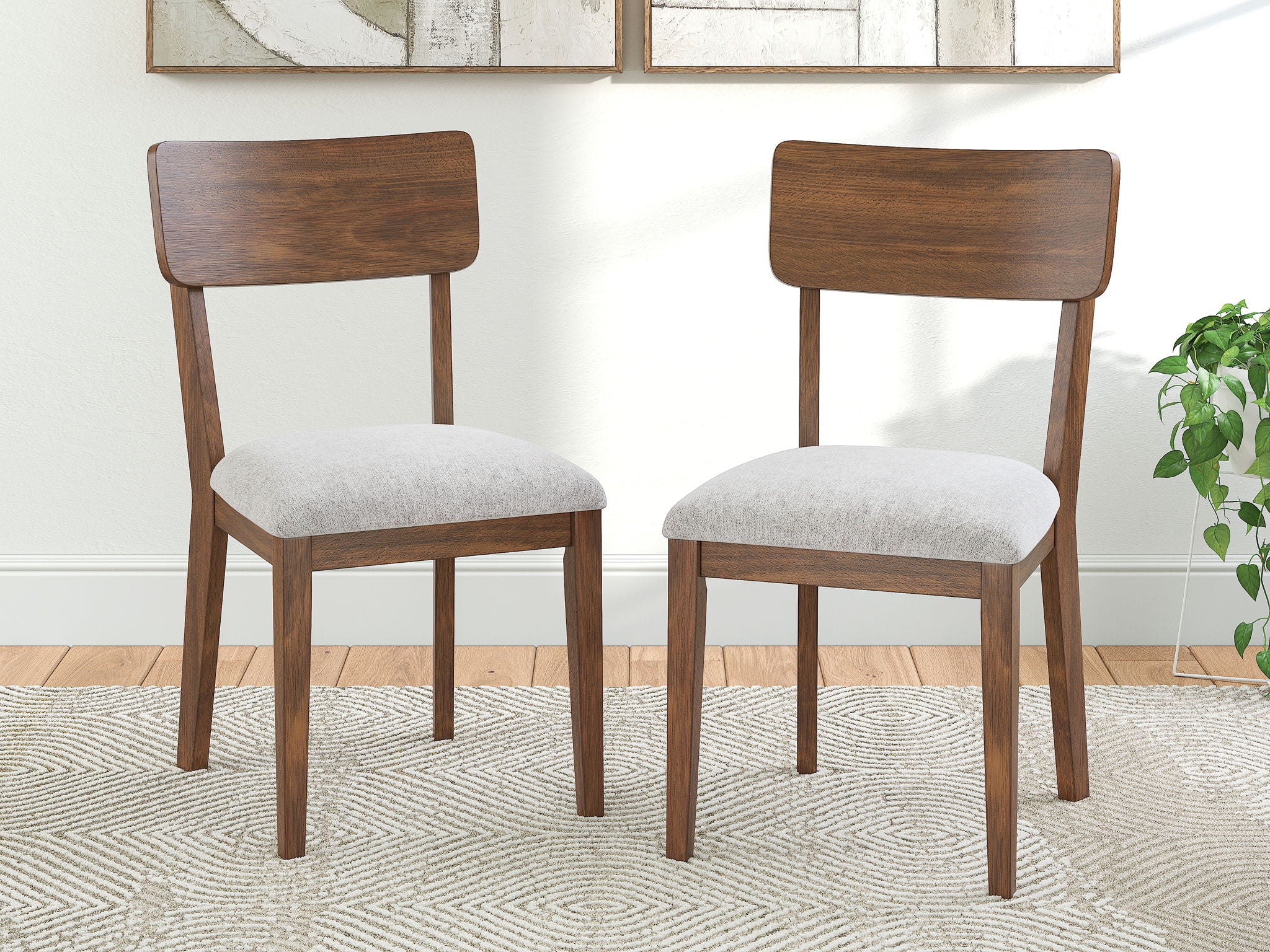Tameride - Dining Upholstered Side Chair (Set of 2) - Brown - Image 2