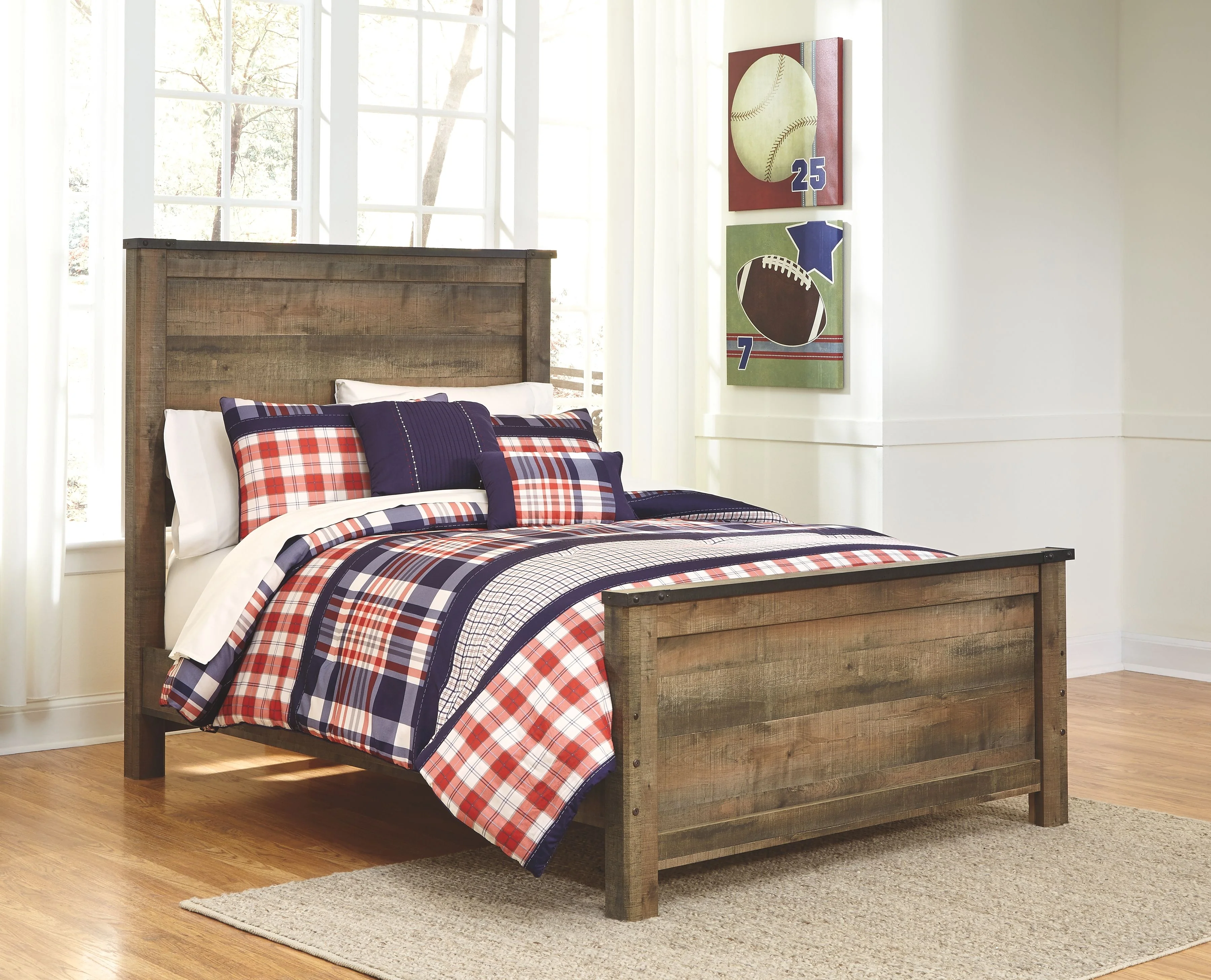 Trinell - Panel Bed - Image 5
