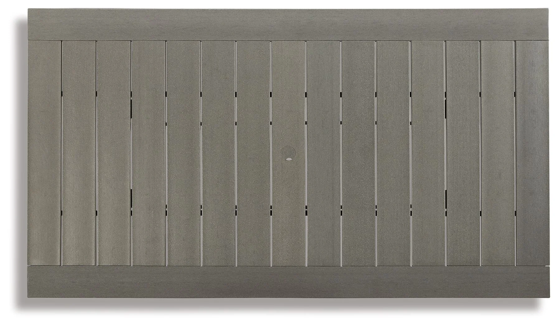 Visola - RECT Dining Table w/Umb OPT - Gray - Image 3