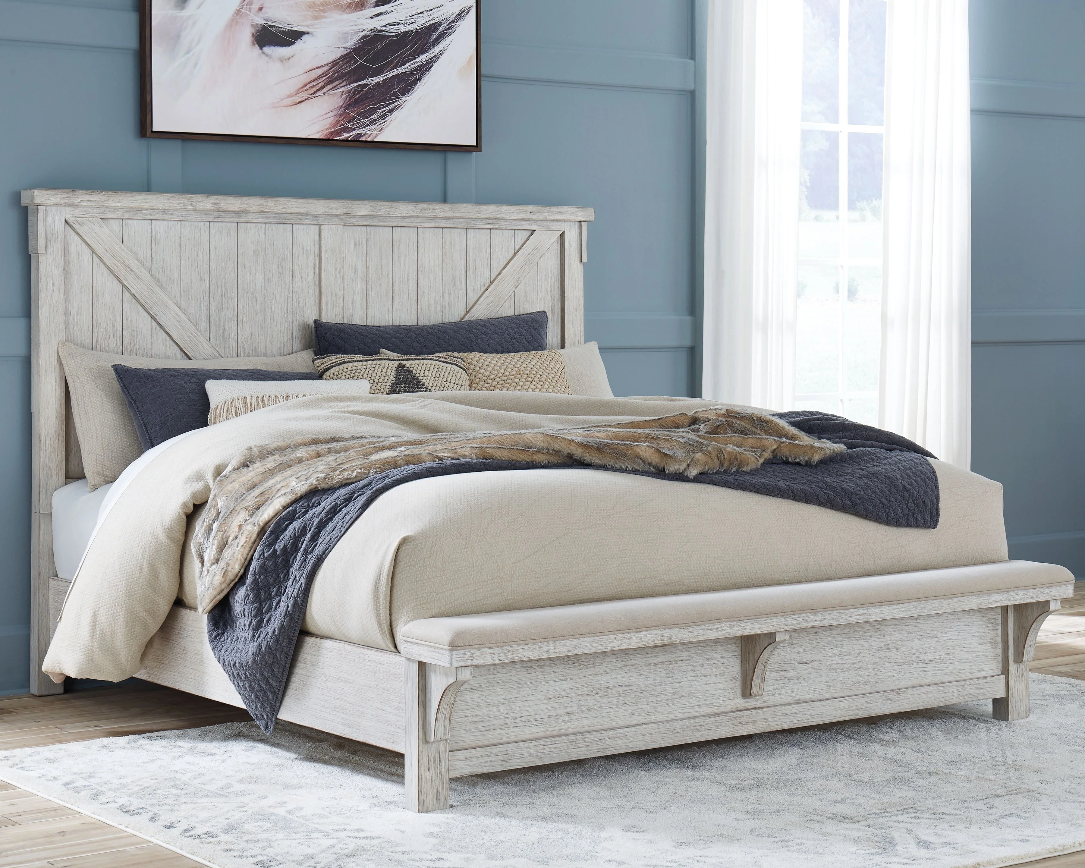 Brashland -  Queen Panel Bed