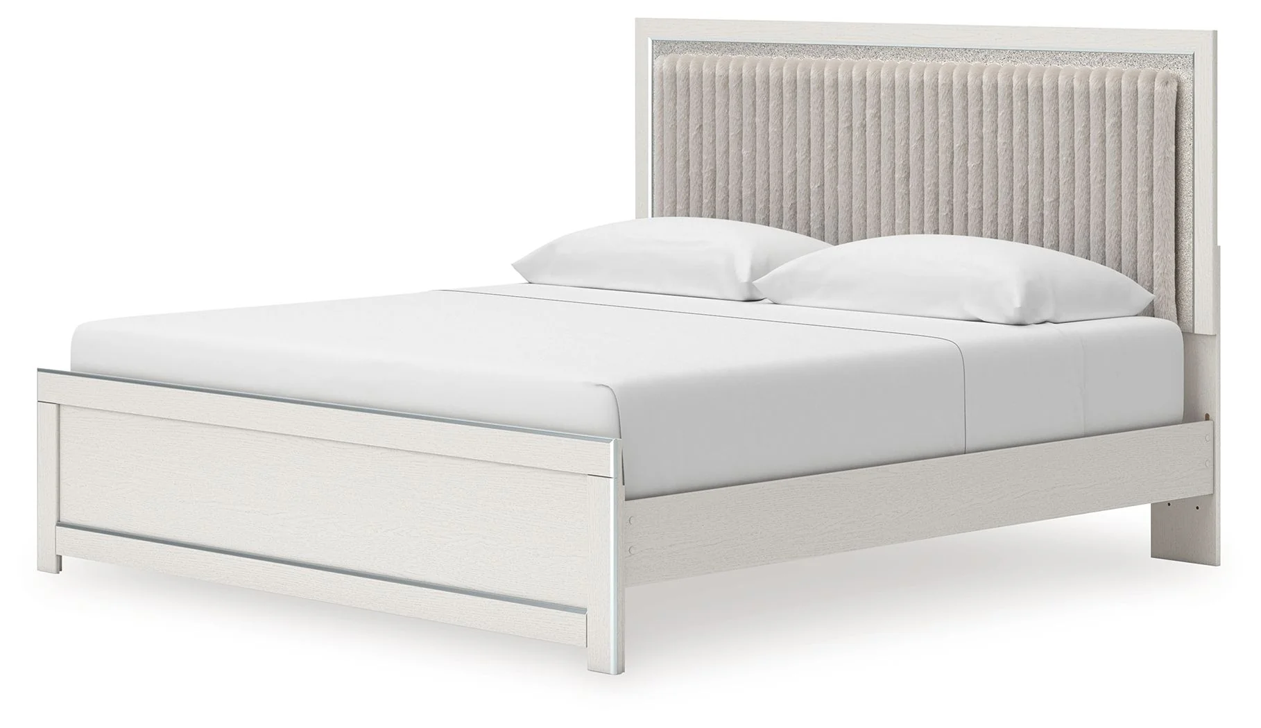 Zuraleus - Upholstered Panel Platform Bed With Roll Slats - Image 6